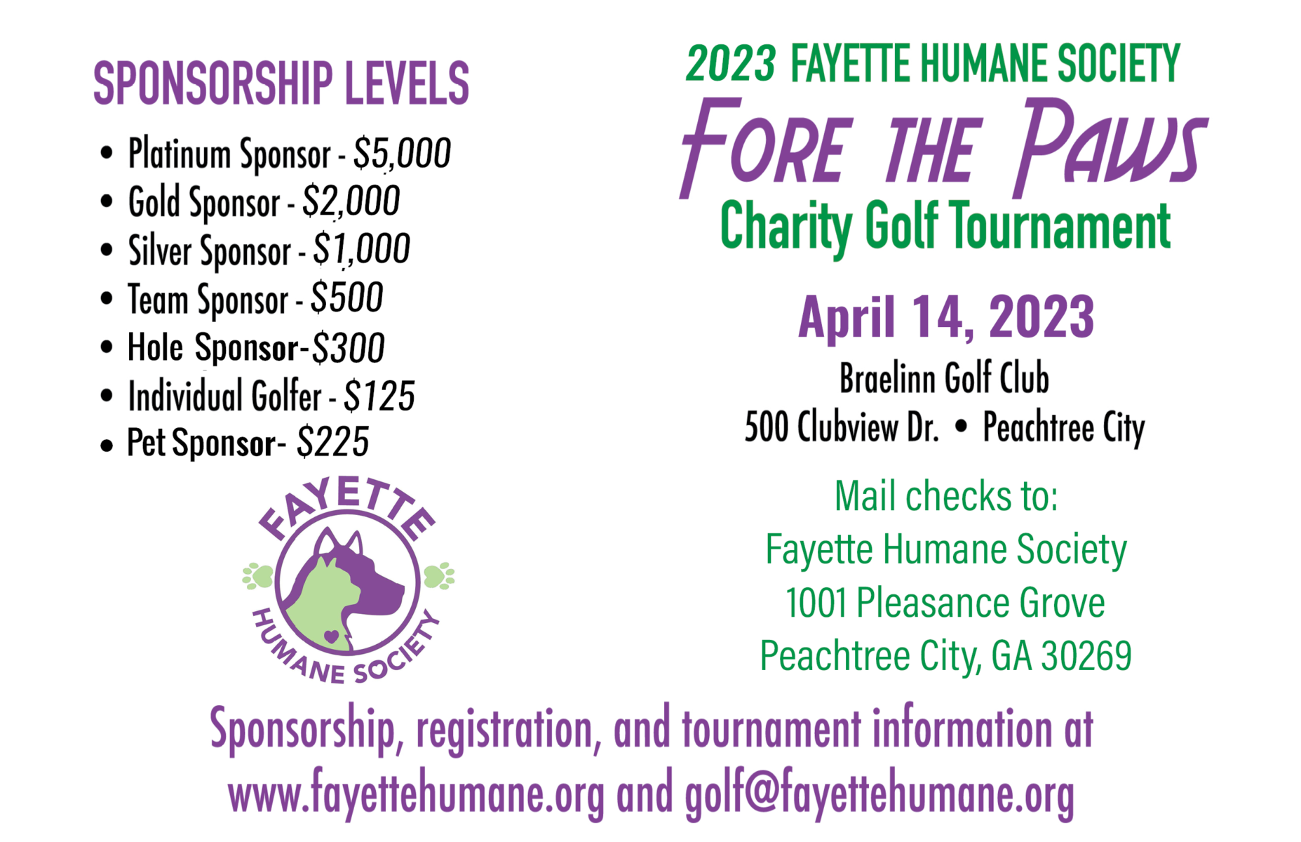 FHS Fore The Paws 2023